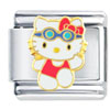 Hello Kitty Swimming Licensed Italian Charm