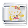 Hello Kitty Musician Licensed Italian Charm