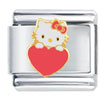 Hello Kitty Red Heart Licensed Italian Charm