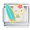 Hello Kitty Surfing Italian Charm