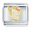 Hello Kitty Baseball Licensed Italian Charm