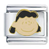 Peanuts Lucy Face Licensed Italian Charm