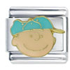 Peanuts Charlie Cap Licensed Italian Charm
