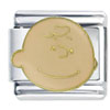 Peanuts Charlie Smile Licensed Italian Charm