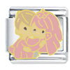Precious Moments Pink Wedding Licensed Italian Charm