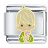 Precious Moments Flower  Licensed  Italian Charm