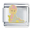 Precious Moments Nap Girl Licensed Italian Charm