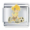 Precious Moments Soccer Licensed Italian Charm