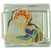 Raggedy Ann Read Book Italian Charm