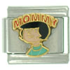 The Family Circus Mommy Licensed  Italian  Charm