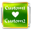 Green  Custom   Photo  Italian Charm