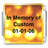 Flames  Custom   Photo  Italian Charm