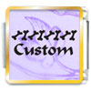 Lavender Leaf Print Custom Photo Italian Charm