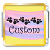 Pink Sash Custom Photo Italian Charm
