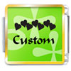 Green Retro Custom Photo Italian Charm