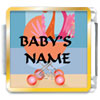 Baby Carriage Custom Photo Italian Charm
