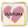 Broken Heart Cookie Custom Photo Italian Charm