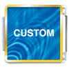 Blue Ripple Custom Photo Italian Charm