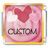 Heart Swirl Custom Photo Italian Charm