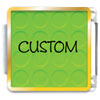 Green Dots Custom Photo Italian Charm