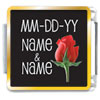 Rose Bud Custom Photo Italian Charm