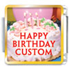 Birthday Cake Custom Photo Italian Charm