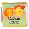 Sisters  Custom   Photo  Italian Charm