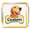 Golden Retriever Custom Photo Italian Charm