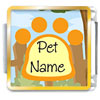 Paw Print Custom Photo Italian Charm