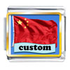Chinese Flag Custom Photo Italian Charm