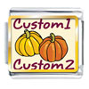 Two Yellow And Orange Pumpkin Photo  Italian  Charm