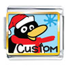Winter Christmas Penguin Photo Italian Charm