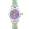 Round Purple Watch