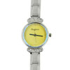 Yellow Round Austrian Crystal Watch