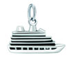 925 Sterling Silver Luxurious Steamship Clasp Charm Pendant