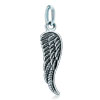 925 Sterling Silver Animal Wing Clasp Charm Pendant
