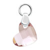 925 Sterling Silver Alexandrite Amethyst Crystal Diamond Accent Heart Love...