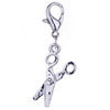 Scissors 925 Sterling Silver Clasp Charms
