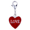 Heart Shaped Lock 925 Sterling Silver Clasp Charms