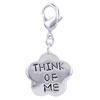 Think Of Me 925 Sterling Silver Clasp Charms