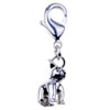 Smart Cat 925 Sterling Silver Clasp Charms