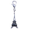 Eiffel Tower 925 Sterling Silver Clasp Charms