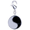Yin And Yang 925 Sterling Silver Clasp Charms