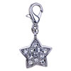 Five Pointed Star 925 Sterling Silver Clasp Charms