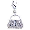 Stylish Handbag 925 Sterling Silver Clasp Charms CSP_DH07077