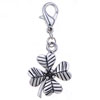 Leaves 925 Sterling Silver Clasp Charms