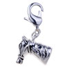 Horse Head 925 Sterling Silver Clasp Charms