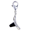 Men Brief 925 Sterling Silver Clasp Charms