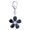 Five Petal Flower 925 Sterling Silver Clasp Charms