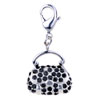 Stylish Handbag 925 Sterling Silver Clasp Charms